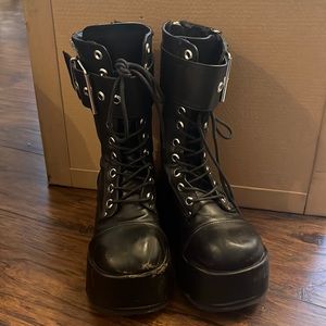 demonia boots - petrol 150
